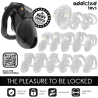 ADDICTED TOYS LOCKED - MINDNIGHT CELL PENIS CAGE GRÖSSE S