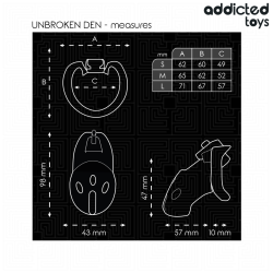 ADDICTED TOYS LOCKED - UNBROKEN DEN PENISKÄFIG 9,8 CM