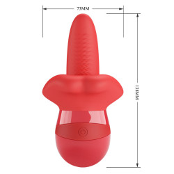 PRETTY LOVE - OBELIA MASTURBATOR ZUNGENVIBRATOR MIT ORBITALBEWEGUNG