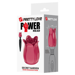 PRETTY LOVE - SECRET GARDEN PINK MASSAGEKOPF