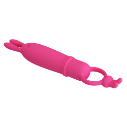 PRETTY LOVE - DELIA RABBIT VIBRATOR MIT WIDERSTANDSRING