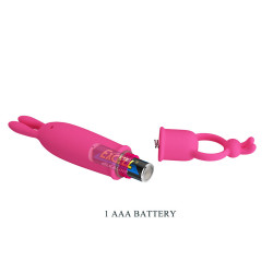 PRETTY LOVE - DELIA RABBIT VIBRATOR MIT WIDERSTANDSRING