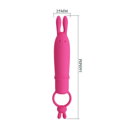 PRETTY LOVE - DELIA RABBIT VIBRATOR MIT WIDERSTANDSRING