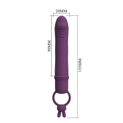 PRETTY LOVE - CORA VIBRATOR PENISFORM MIT WIDERSTANDSRING