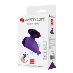 PRETTY LOVE - DOLPHIN MINI VIBRATOR MIT CLIP