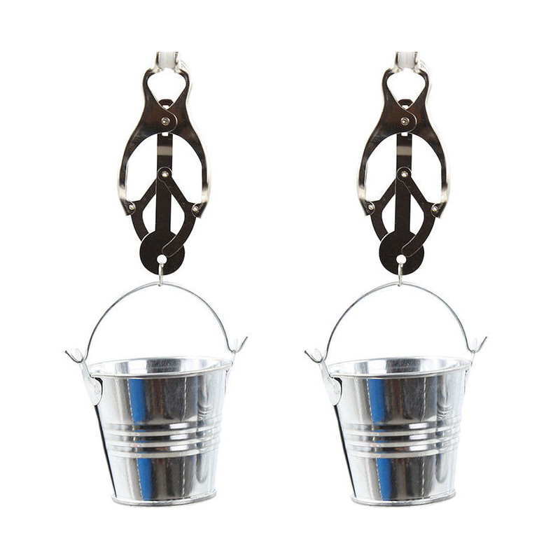 OHMAMA FETISCH NIPPELKLEMMEN MIT EIMER