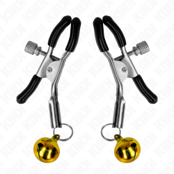 KINK - GOLDENE EINZELNE GLOCKEN-NIPPELNKLEMME 6 CM