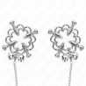KINK - METALLISCHE BLUMEN-NIPPELKLAMMERN MIT KETTE
