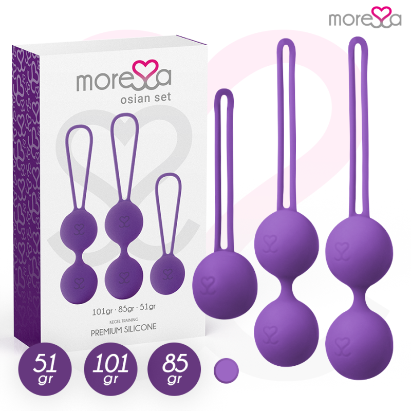 MORESSA - OSIAN SET PREMIUM LILA SILIKON