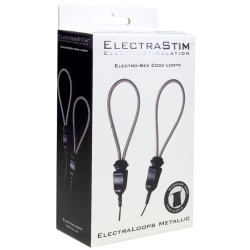 ELECTRASTIM - ELECTRALOOPS E-STIM VERSTELLBARE PENISRINGE AUS METALL