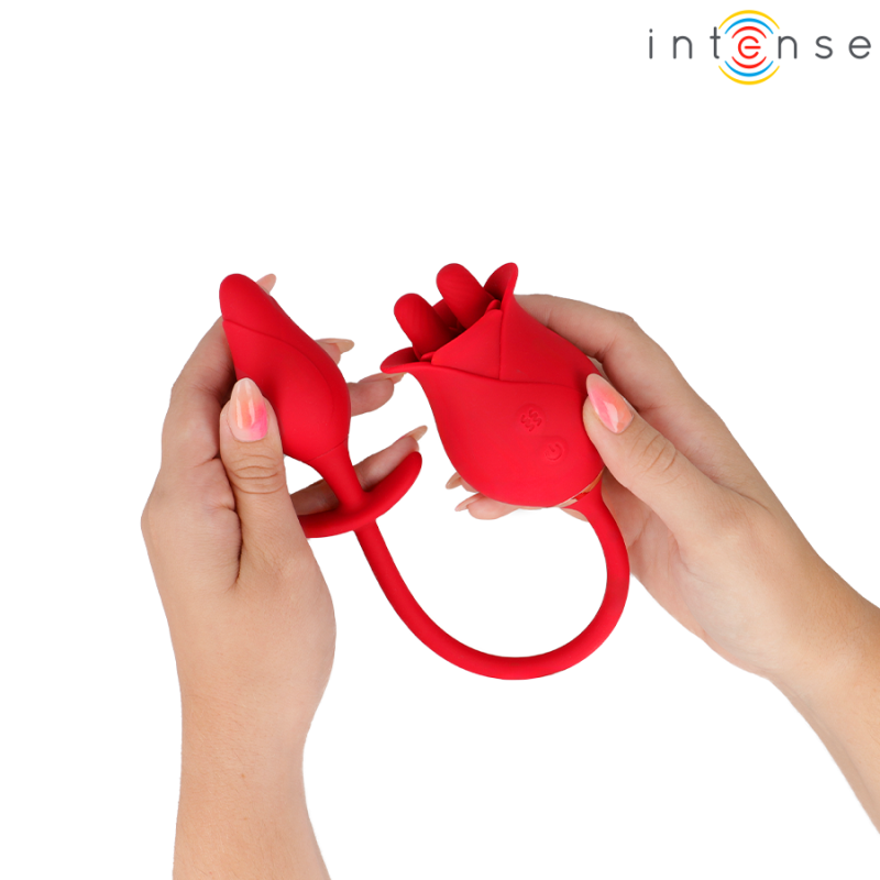 INTENSE - MELANIE DOPPELTER KLITORISSTIMULATOR MIT ZICKZACK-ZUNGE