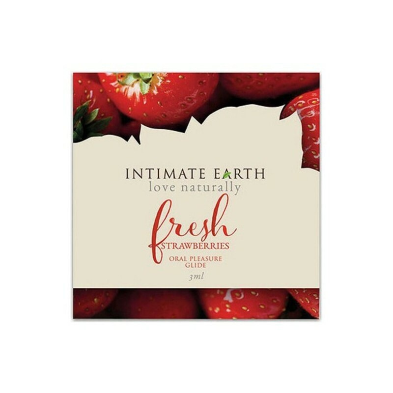 Oral Pleasure Gleitmittel frische Erdbeere 3 ml Sachet Intimate Earth Erdbeere