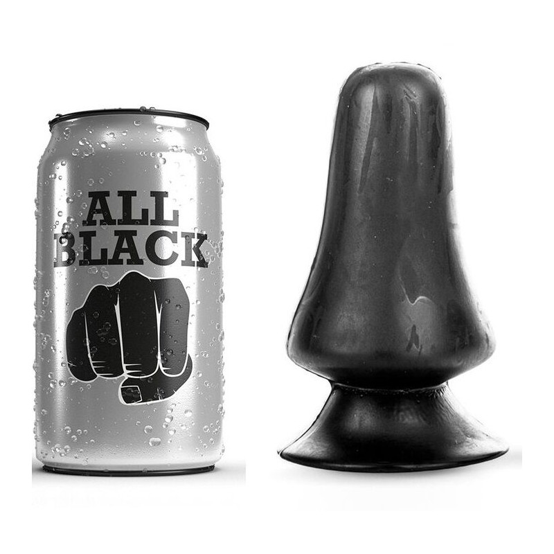 ALL BLACK - ANALPLUG 12 CM