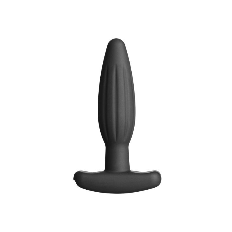 ELECTRASTIM - SILIKON SCHWARZ ROCKER BUTT PLUG KLEIN