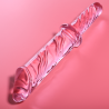 NEBULA SERIES BY IBIZA - MODELL 24 DILDO BOROSILIKATGLAS ROSA 28.5 CM -O- 5 CM
