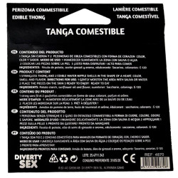 HOTFLOWERS - WAFER-TANGA UND 2 NIPPELPADS MÄDCHEN-VANILLE-GESCHMACK /es/pt/en/fr/it/