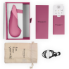 WOMANIZER - VIBE LAY-ON SILENT VIBRATOR DUSKY PINK