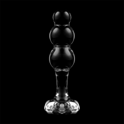 NEBULA SERIES BY IBIZA - MODELL 1 STECKER BOROSILIKATGLAS TRANSPARENT 10.5 CM -O- 3 CM