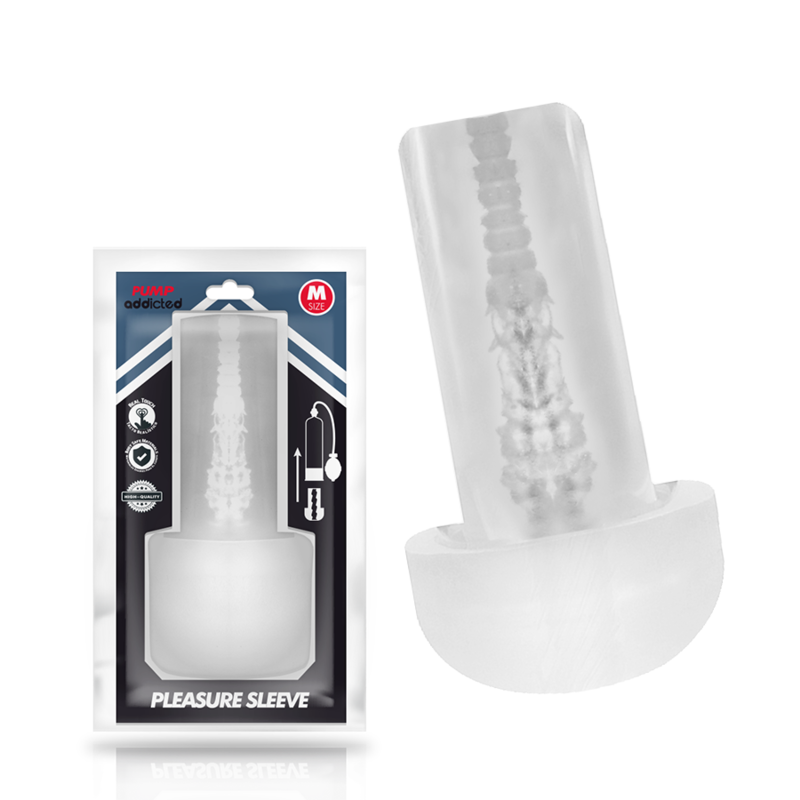 PUMP ADDICTED - PLEASURE SLEEVE MASTABADOR GRÖSSE M