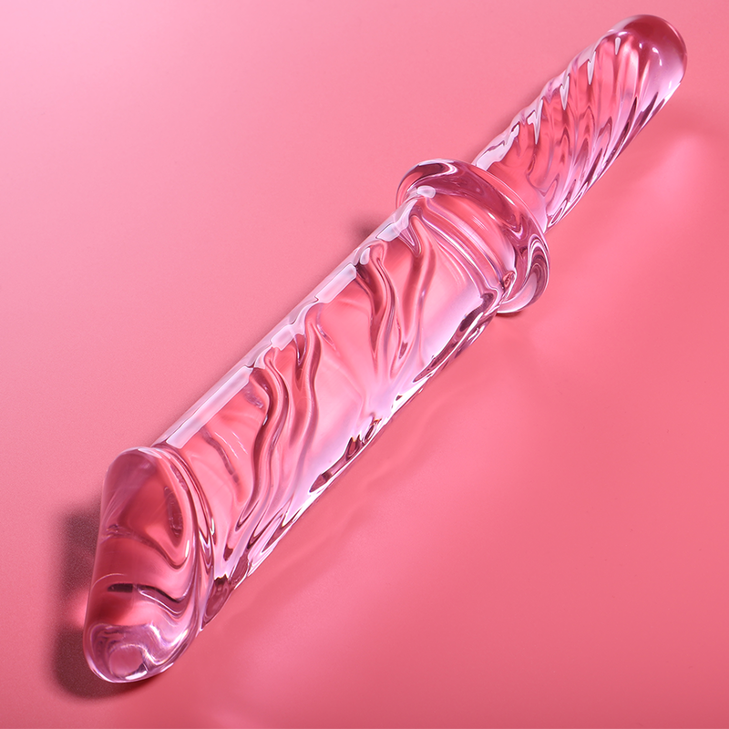 NEBULA SERIES BY IBIZA - MODELL 24 DILDO BOROSILIKATGLAS ROSA 28.5 CM -O- 5 CM