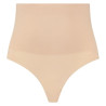BYE-BRA - NAHTLOSER GÜRTEL STIL TANGA BEIGE GRÖSSE S