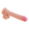 Natürliches Dildo S Pleasures Beige Silikon (19,5 cm)