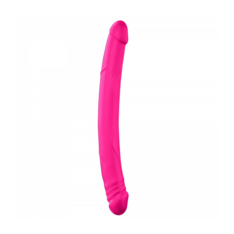 Double Penetration Stroker Masturbator mit doppelter Öffnung (Anus und Schamlippenform) Dorcel DOR105-PINK Magenta