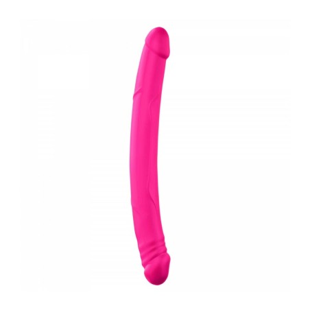 Double Penetration Stroker Masturbator mit doppelter Öffnung (Anus und Schamlippenform) Dorcel DOR105-PINK Magenta