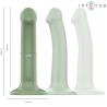 INTENSE - BECCA VIBRATOR MIT SAUGNAPF 10 VIBRATIONEN GRÜNE FERNBEDIENUNG