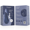 WOMANIZER - VIBE LAY-ON SILENT VIBRATOR DUNKELBLAU