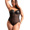 SUBBLIME - SCHWARZER BODY MIT KETTEN-HOSENTRGERN L/XL