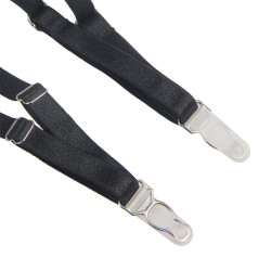 SUBBLIME - 954154 BODY MIT STRUMPFGÜRTEL SCHWARZ L/XL