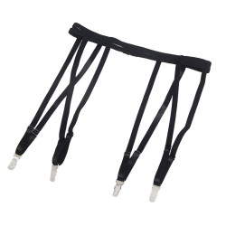 SUBBLIME - 954154 BODY MIT STRUMPFGÜRTEL SCHWARZ L/XL