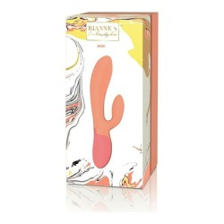 Dual Stimulationsvibrator Rianne S Essentials Xena Rabbit Orange Koralle