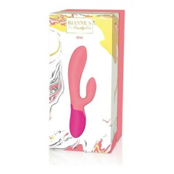 Dual Stimulationsvibrator Rianne S Essentials Xena Rabbit Koralle Rosa