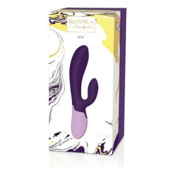 Dual Stimulationsvibrator Rianne S Essentials Xena Rabbit Purpur Lila