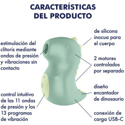 SATISFYER - DIN-OOOH VIBRADOR & ESTIMULADOR AIR PULSE