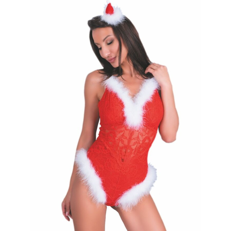 LIVCO CORSETTI FASHION – NAUGHTY SANTA LC 90706 WEIHNACHTSBODY L/XL