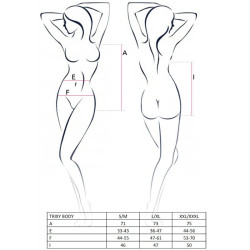 PASSION - WOMAN TRIXY TEDDY SCHWARZ GRÖSSE L/XL