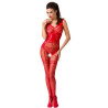 PASSION - WOMAN BS052 ROTER BODYSTOCKING, EINE GRÖSSE