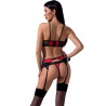 PASSION - WOMAN SCARLET RED SET L/XL
