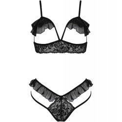 PASSION - DOLLY-SET ZWEITEILIG SCHWARZ L/XL