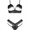 PASSION - DOLLY-SET ZWEITEILIG SCHWARZ L/XL