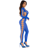 LEG AVENUE - RECKLESS ANKLE BODYSTOCKING KÖNIGLICH BLAU