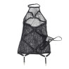 SUBLLIME - TRANSPARENTES NECKHOLDER-KLEID SCHWARZ L/XL