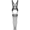 LIVCO CORSETTI FASHION - JULOVE BODYSTOCKING SCHWARZ EINE GRÖSSE