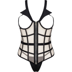 LIVCO CORSETTI FASHION - LAURA LC 20215 KORSETT + STRING L/XL