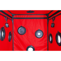 SECRET DOME - KINK CLUB CABIN SCANDALE SCHWARZ & ROT