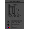 SECRET DOME - KINK CLUB CABIN SCANDALE SCHWARZ & ROT