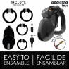 ADDICTED TOYS LOCKED - MINDNIGHT CELL PENIS CAGE GRÖSSE S